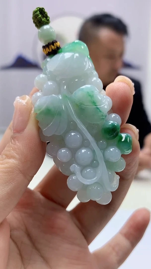 【闪购商品】定制翡翠未镶嵌4969ms-毛货289葡萄