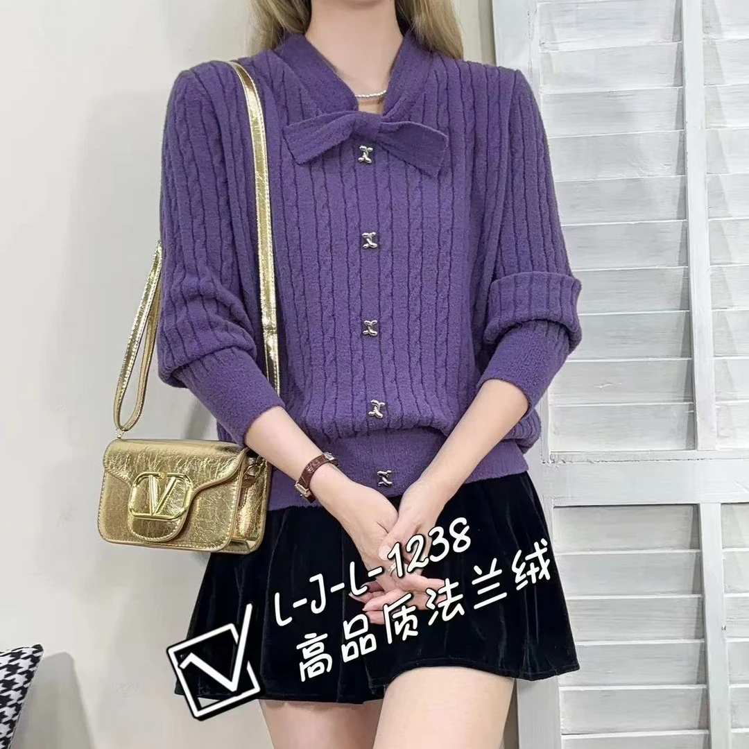 新款女装针织圆领加厚不起球百搭毛衣 【1】