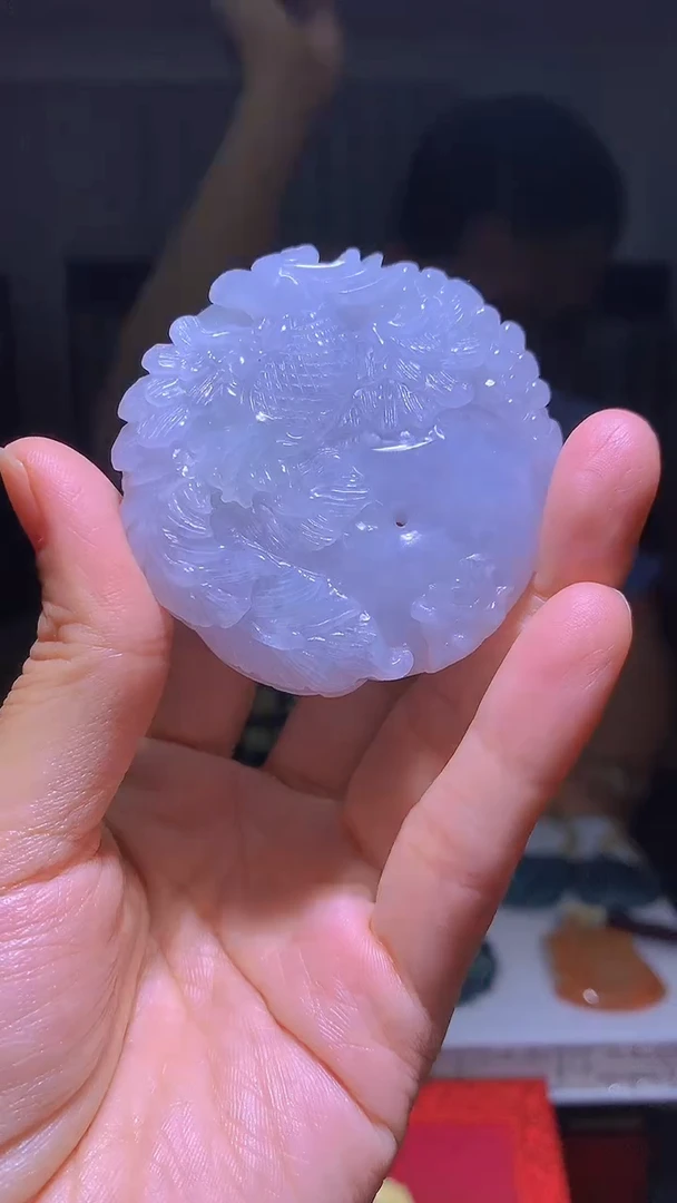 定制翡翠未镶嵌毛货闪购链接XDS014带珠链