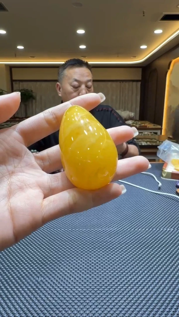 琥珀颈饰未镶嵌挂件