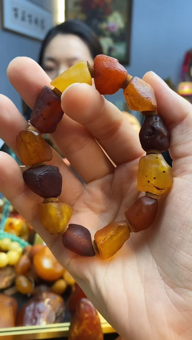 未镶嵌琥珀手串手串