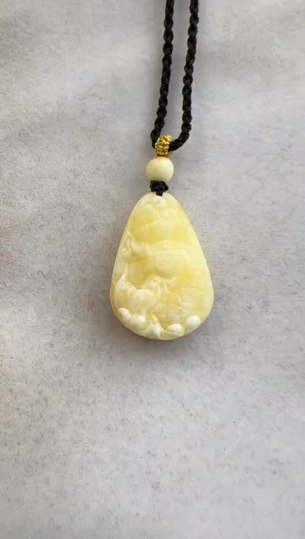 【闪购商品】琥珀裸石未镶嵌10118027-吊坠