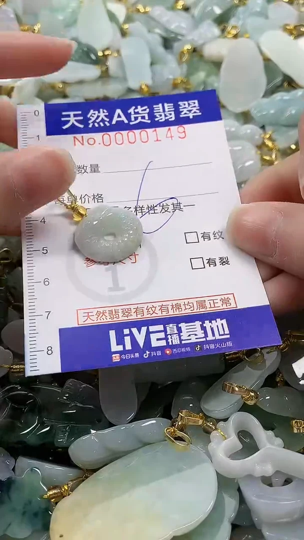 颈饰未镶嵌翡翠天然A货翡翠