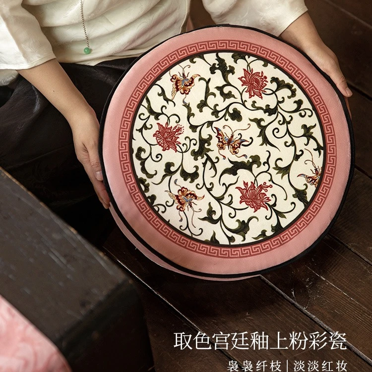 客厅阳台榻榻米看书懒人蒲团坐垫家用拜垫打坐参禅地毯坐墩醉花阴