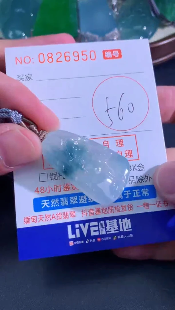 颈饰未镶嵌翡翠天然A货翡翠