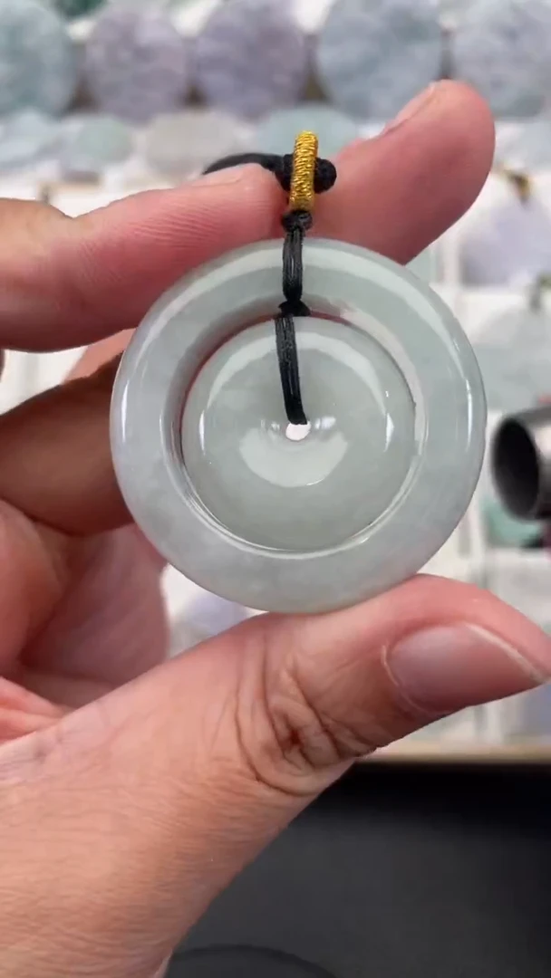 颈饰未镶嵌翡翠天然缅甸翡翠A货72