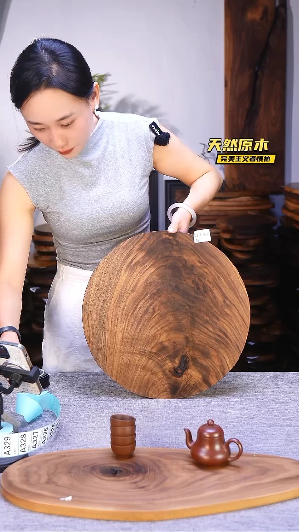 木北美黑胡桃原木.干裂疤结不属于商品质量问题完美主义者慎拍