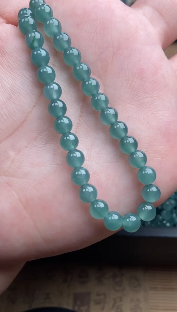 【闪购商品】翡翠手串未镶嵌多样性发货30颗卡6