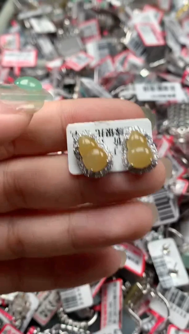 银S925镶嵌戒指翡翠天然A货缅甸翡翠