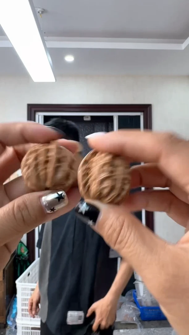 文玩核桃把件西瓜纹练手对