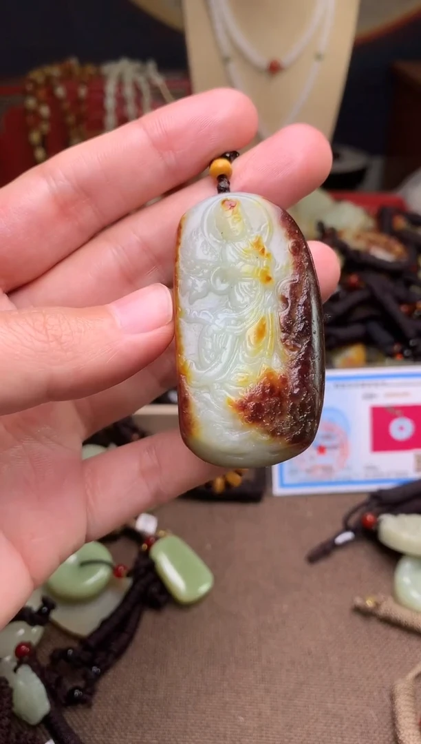 颈饰未镶嵌和田玉新疆料青海料清水和田玉吊坠