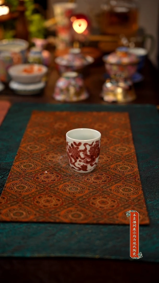 瓷片景德镇窑口茶器7638