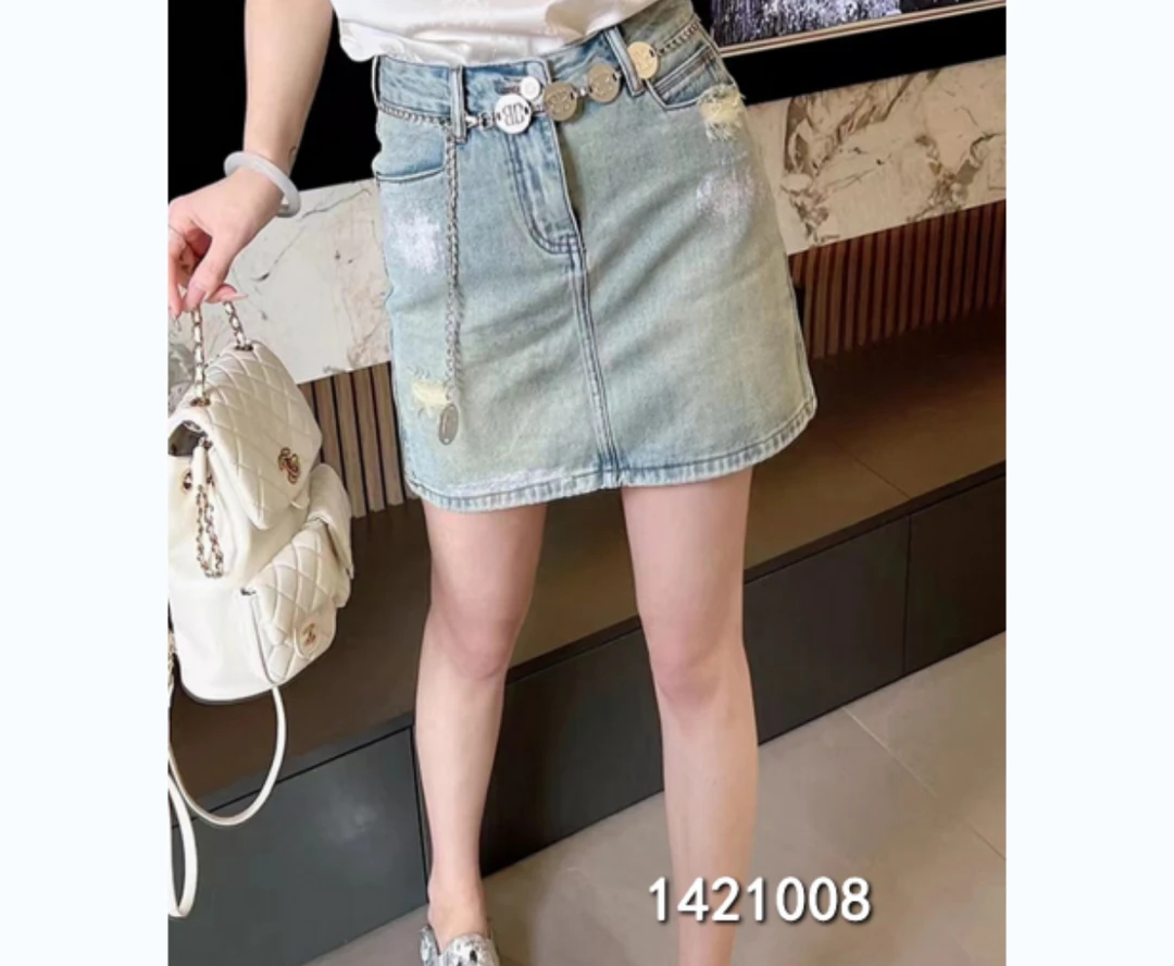 小妳XiaoNi———（夏款牛仔半身裙1421008）