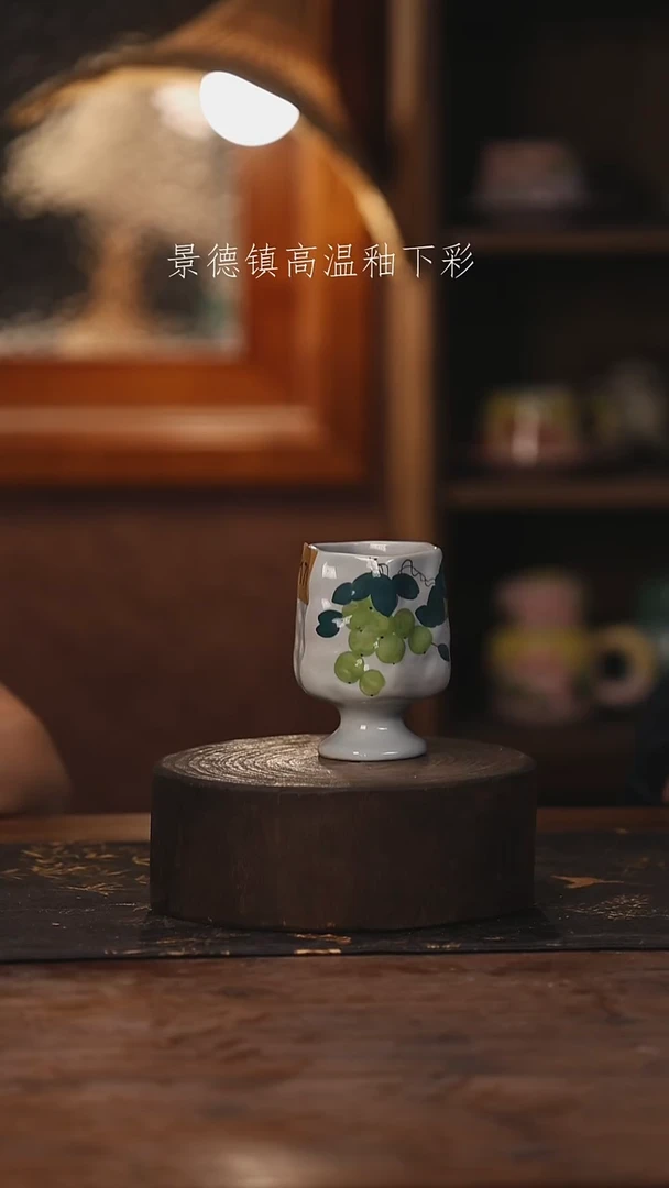 陶瓷景德镇高温釉下手绘陶瓷175
