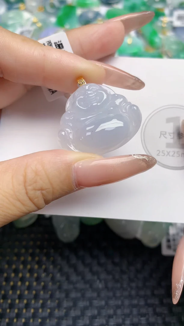 颈饰未镶嵌翡翠天然缅甸A货翡翠百元以上9元证书费自理