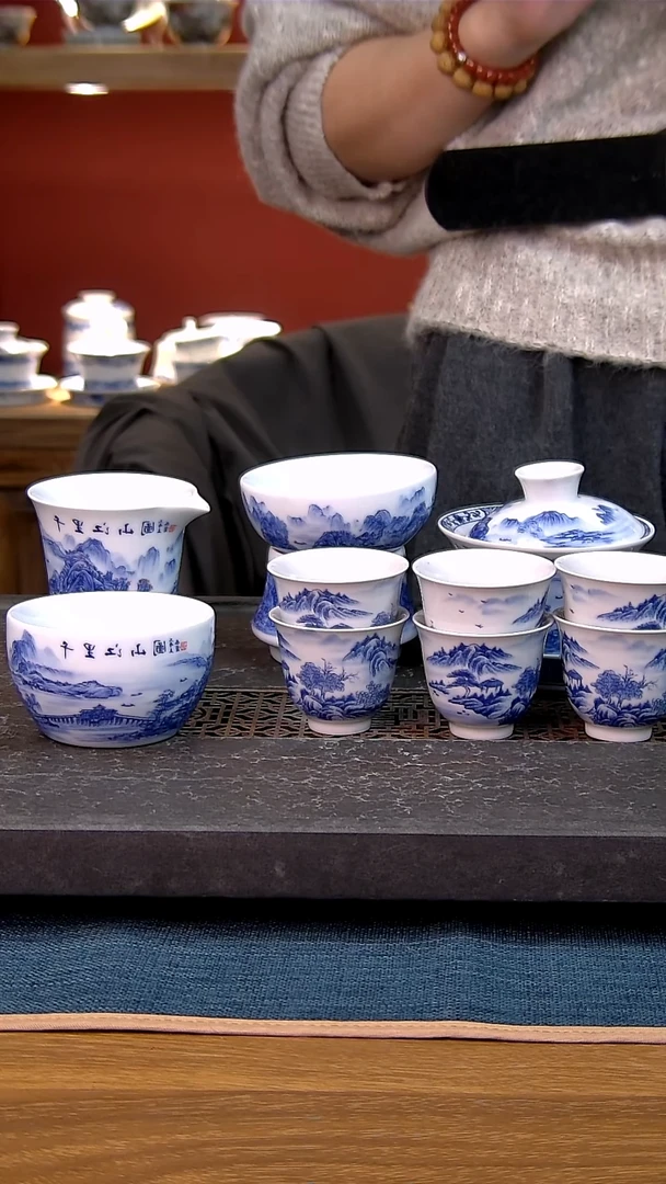 莫*简装家用款10件套 老陶泥开片纹陶瓷茶具