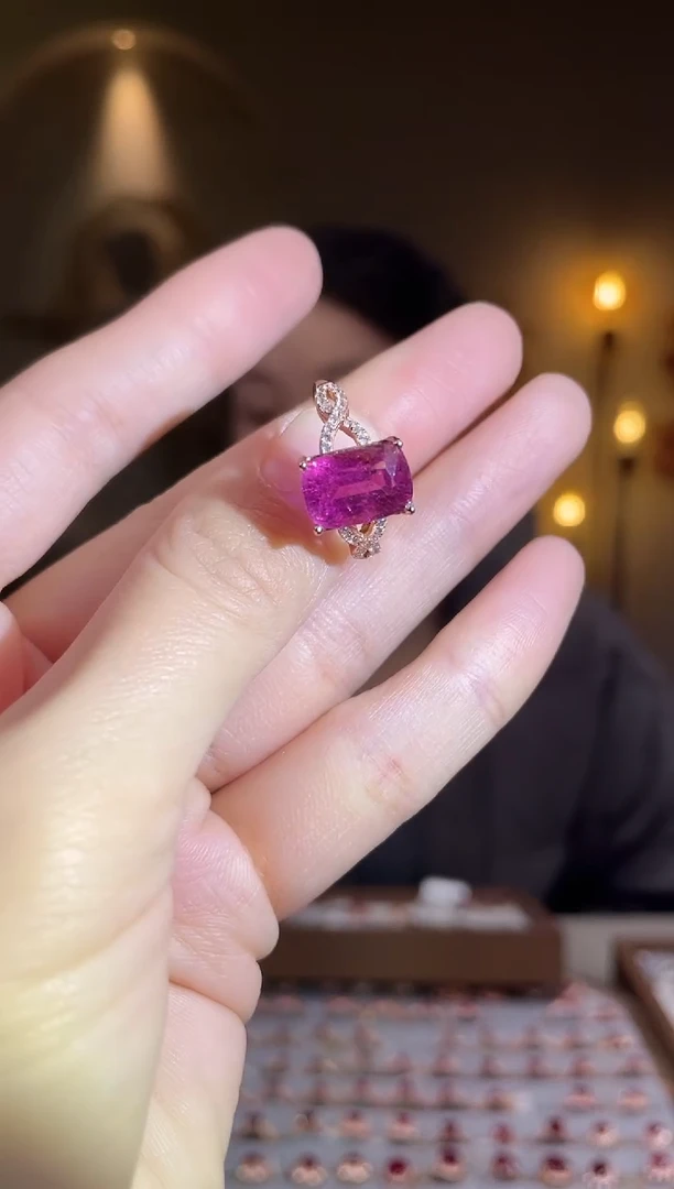 银S925镶嵌手饰碧玺手饰