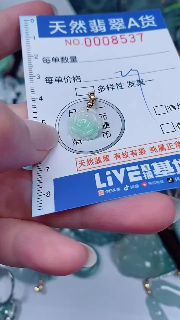 翡翠未镶嵌颈饰00008537