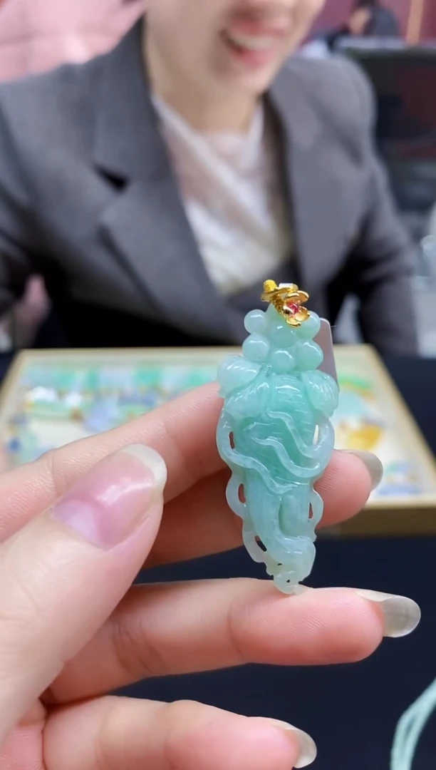 颈饰未镶嵌翡翠翡翠吊坠