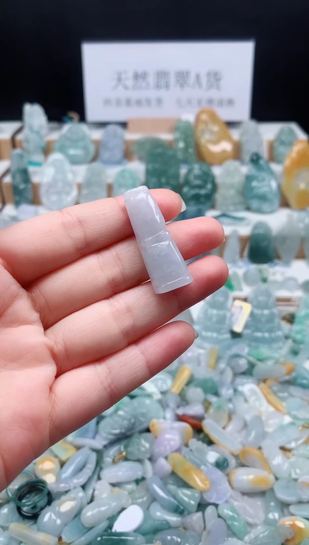 翡翠未镶嵌吊坠(不含链)08竹节