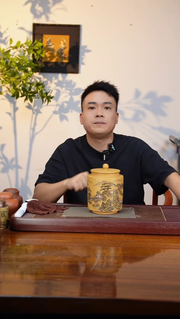 宜兴原矿紫砂茶叶罐