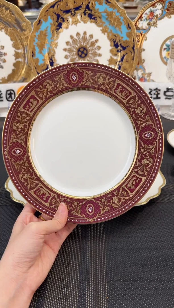 瓷片8英寸平盘 1个