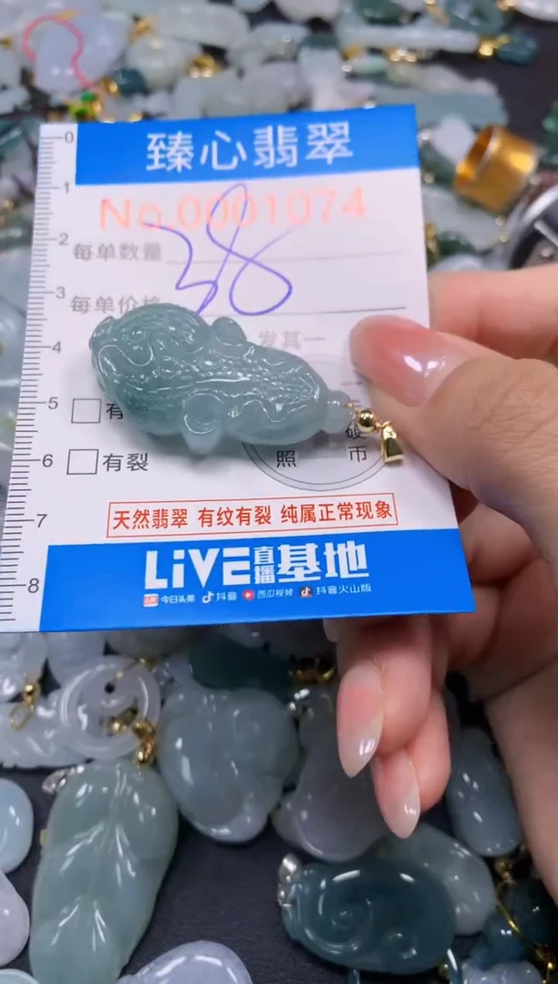 颈饰未镶嵌翡翠1074