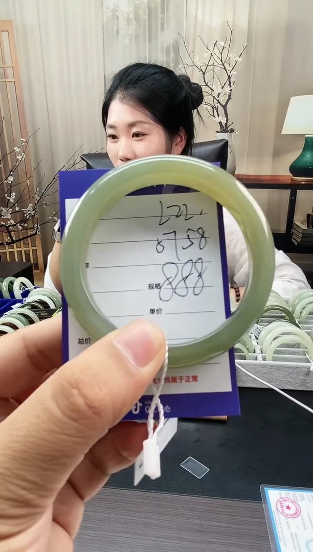 未镶嵌手镯和田玉L22微色差