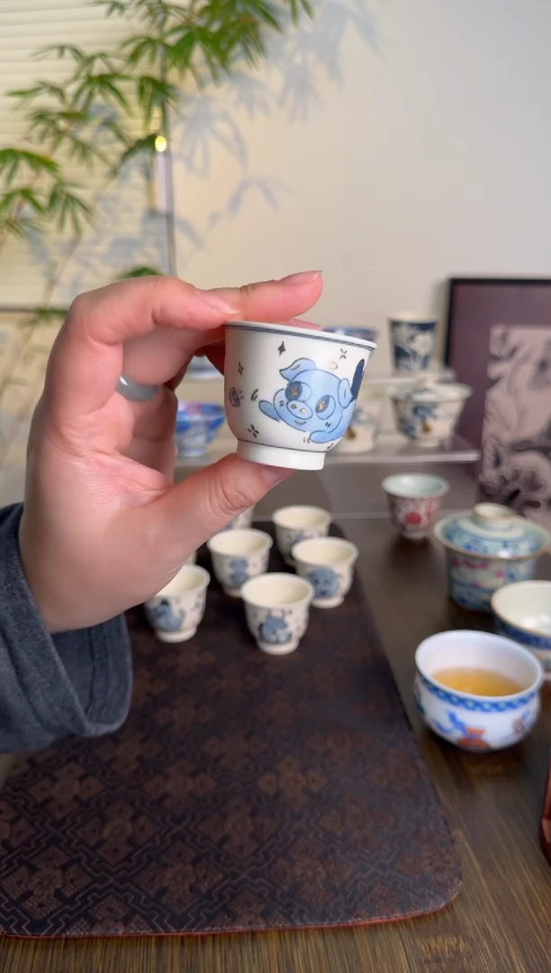 【闪购商品】景德镇手绘茶杯茶杯