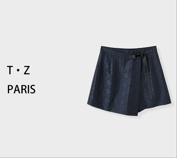 T·Z*55百搭女士气质休闲裤轻奢时尚短裤-9253