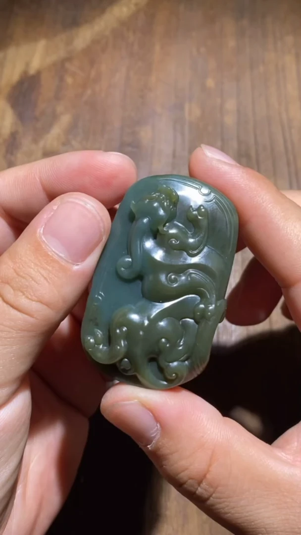 和田玉未镶嵌挂件HL0716-14