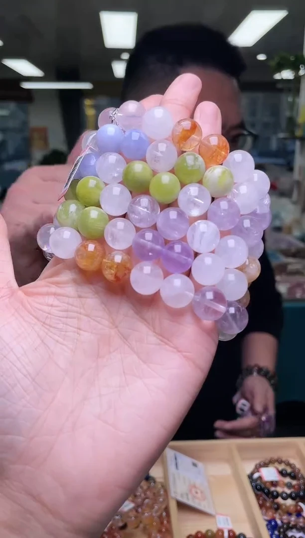 未镶嵌手链水晶12±/x-814【多样性发一件