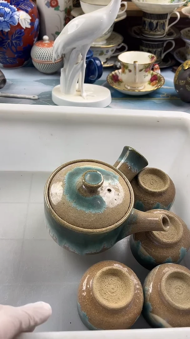 瓷片英歌瓷器满28包邮