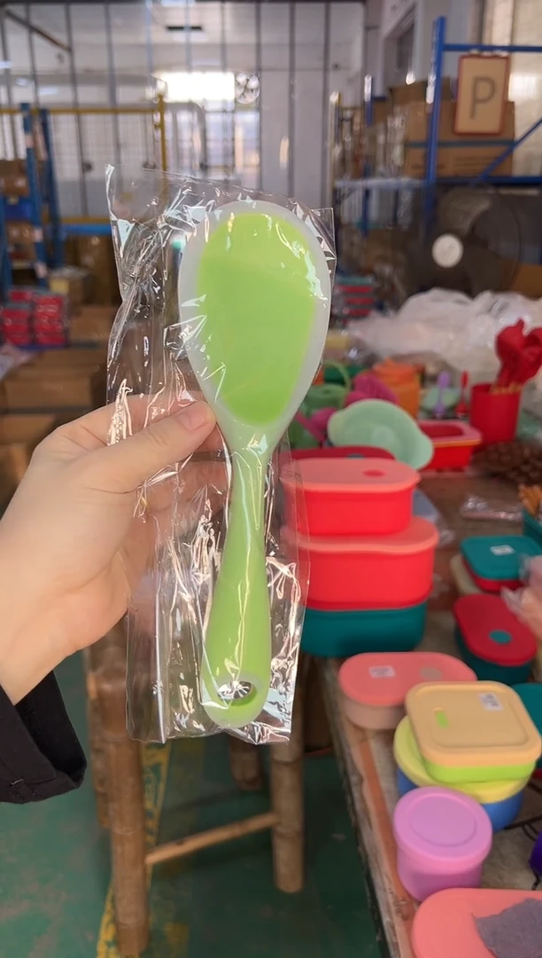 硅胶透绿-全包饭勺