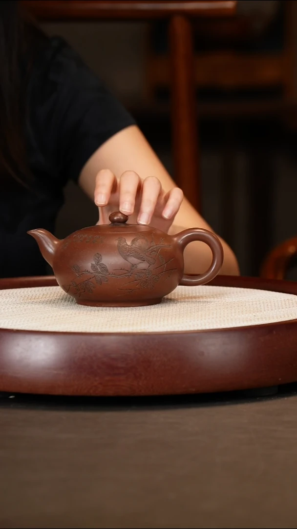 茶壶紫砂【唐凤芝】素月壶360c