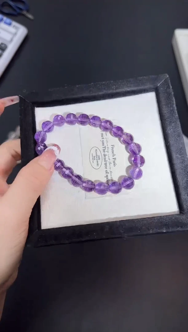 【闪购商品】水晶手串未镶嵌44A4多样性发其一1条默认微瑕