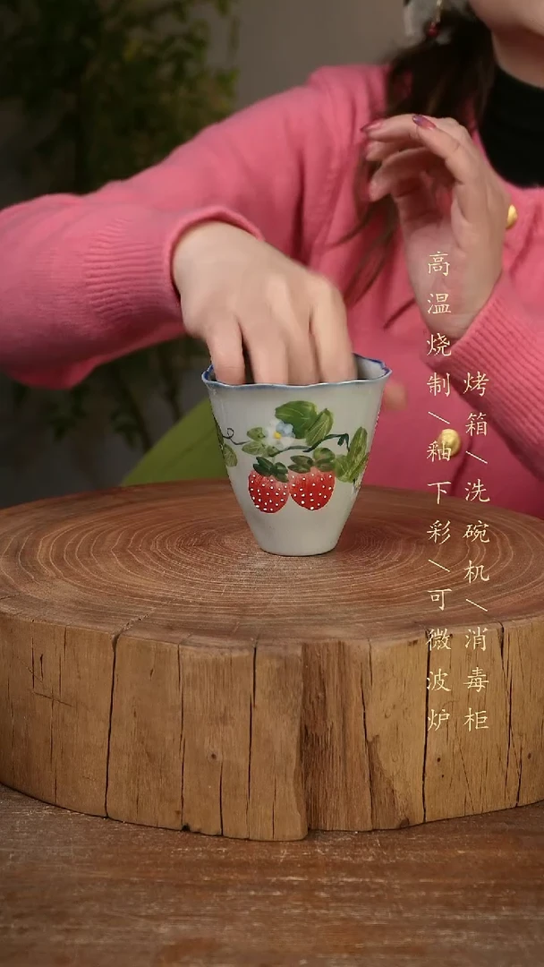 碗瓷景德镇手工手绘高温瓷釉下彩