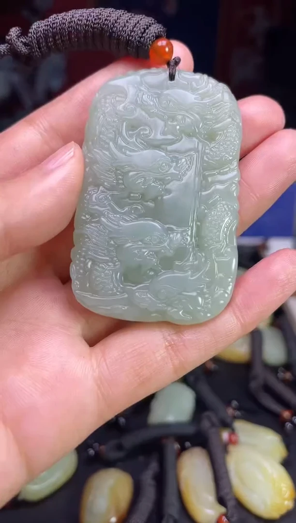 颈饰未镶嵌和田玉123