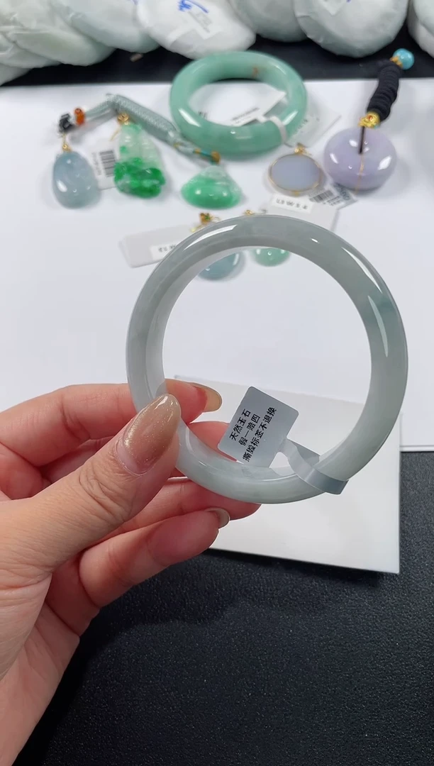 未镶嵌手镯翡翠 基地发货H 3932 57+