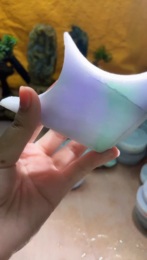 未镶嵌挂件翡翠A货砚曹324