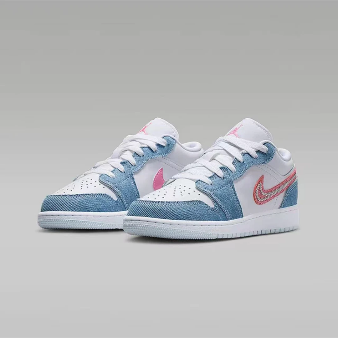 耐克/NIKE(官方正品)乔丹AJ1 LOW SE(GS)舒适休闲板鞋HQ2001400