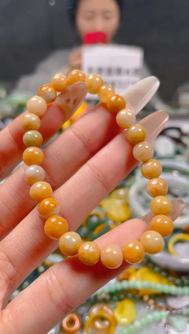 【闪购商品】翡翠颈饰未镶嵌6-7MM/J/翡翠A货一图一物