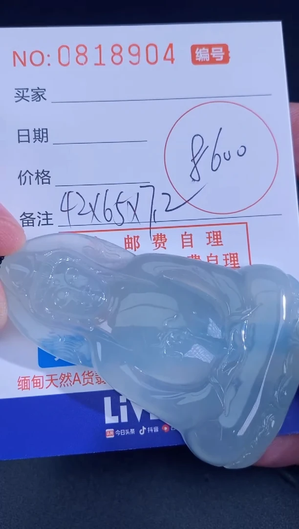 翡翠未镶嵌颈饰天然A货翡翠