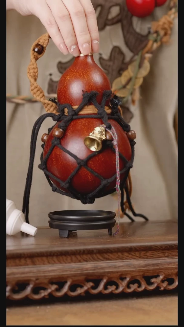 164号精品天然大漆酒葫芦一物一拍~