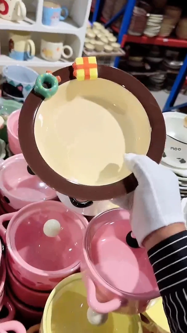 陶瓷礼物深盘微瑕 凑满20元包邮