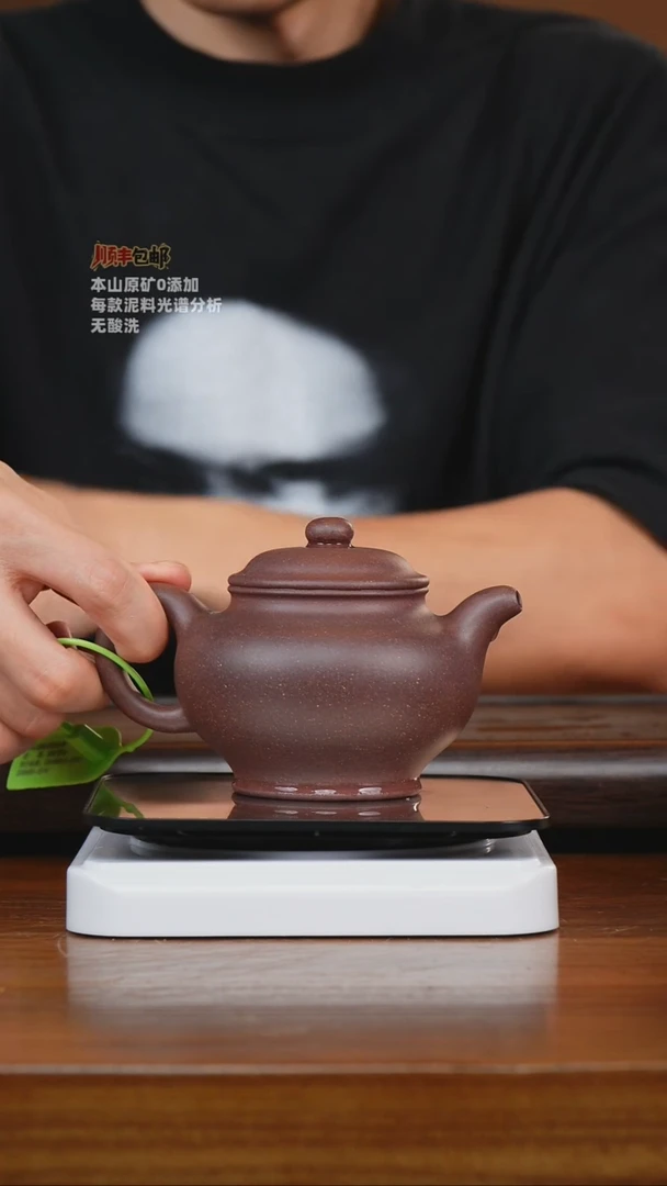 茶壶紫砂35原矿四底 掇只 245cc