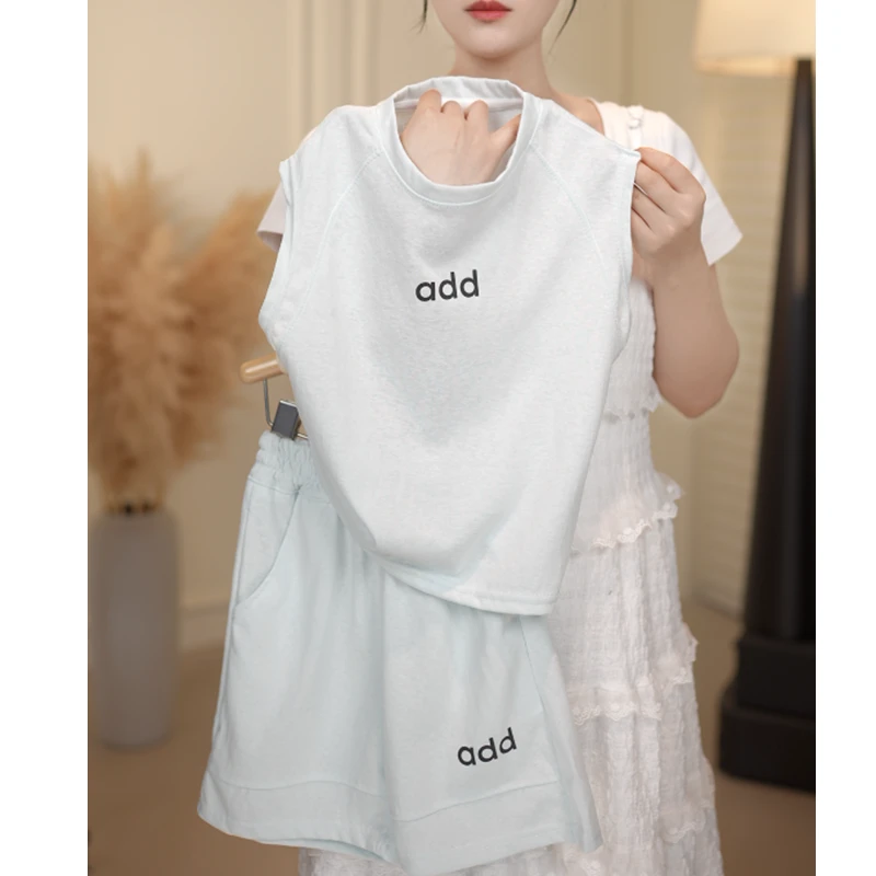 夏季儿童背心套装运动透气薄款休闲无袖背心短裤两件套