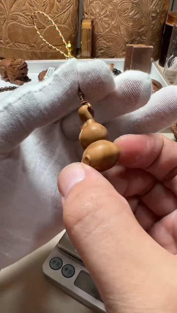 檀香木手串/手链带树结  1.8x3 小葫芦