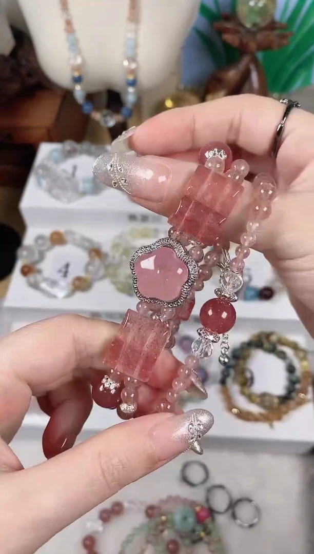 水晶手串未镶嵌天然水晶手串