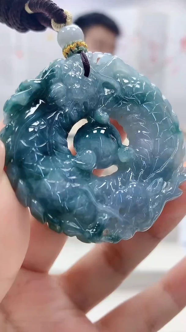 定制翡翠未镶嵌5028xx-毛货挂件16